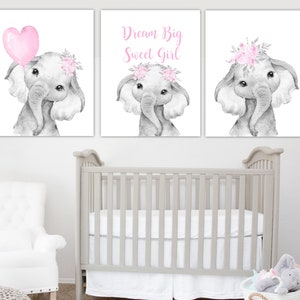 baby elephant wall art