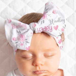 Pink Floral Butterfly Blanket Baby Girl Blanket Personalized Girl Blanket Flower Custom Blanket Personalize Girl Name Blanket Shower Gift image 3