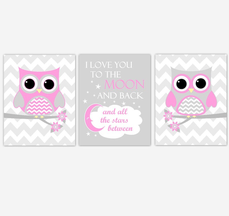 owl nursery wall decor