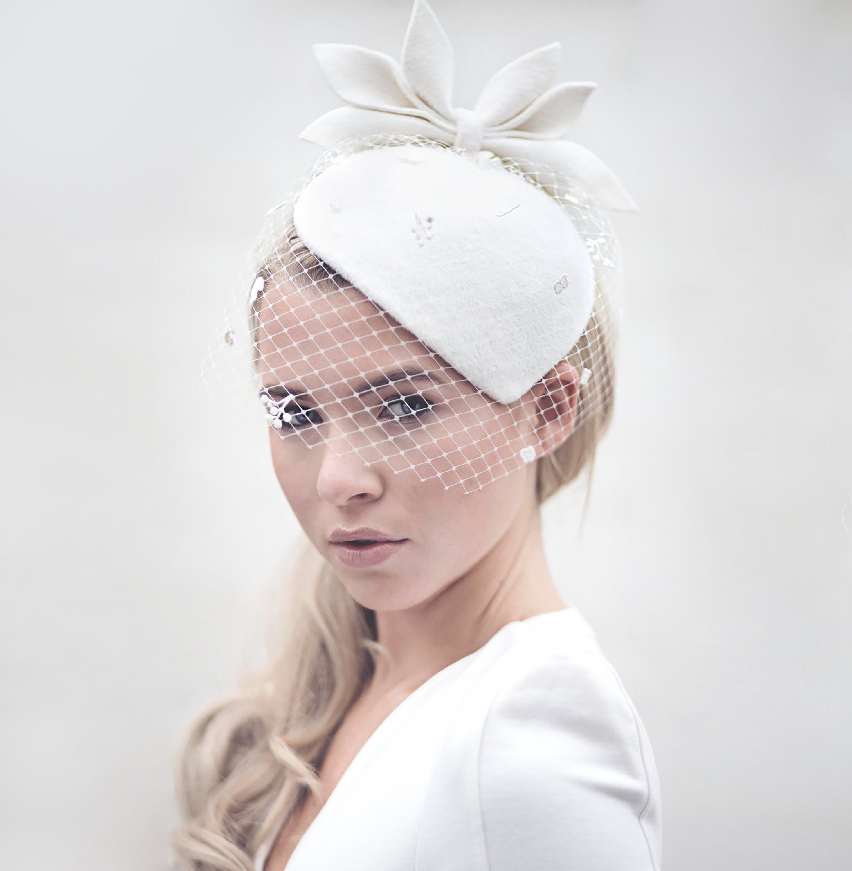 Vintage bridal hat Clearance