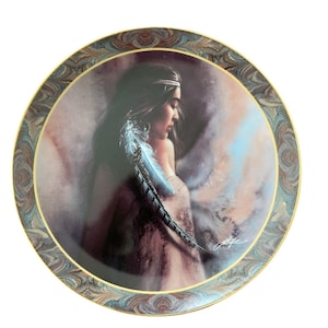 Bradford Exchange Native Beauty &quot;Warm Thoughts &quot; Collector Plate