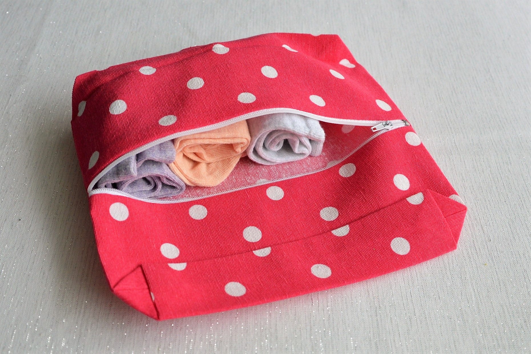 Travel Underwear Bag With Zipper Accessories for Suitcase Set Etsy UK