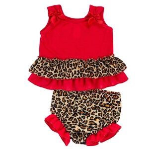 Leopard Diaper Set