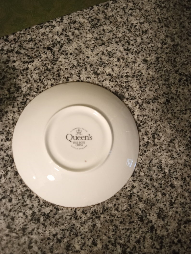 Churchill Brand Queen Fine Bone China Tea Cup Set, Made in England Etsy