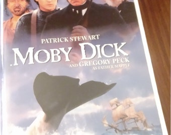 Patrick Stewart's Moby Dick with Gregory Peck, vhs