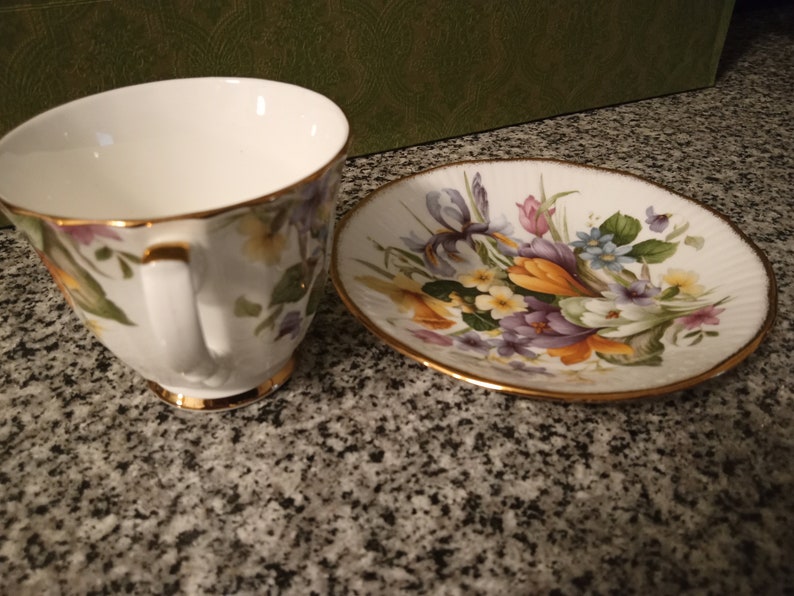 Churchill Brand Queen Fine Bone China Tea Cup Set, Made in England Etsy