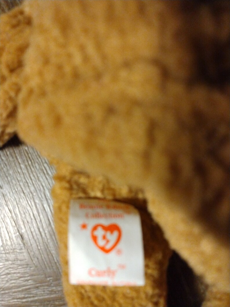 Rare Authentic Curly Beanie Baby - Etsy