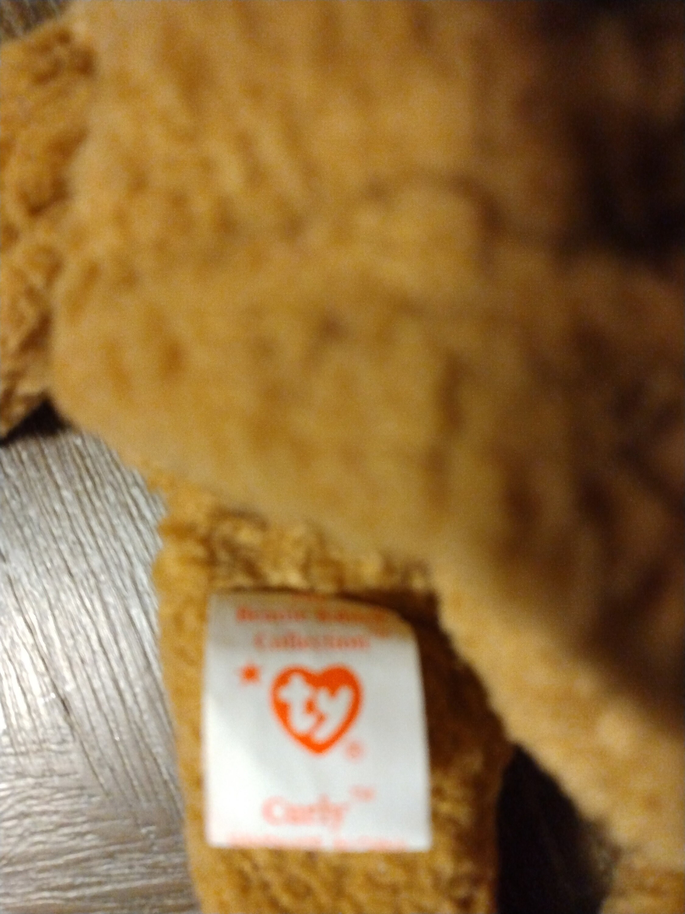Rare Authentic Curly Beanie Baby Etsy