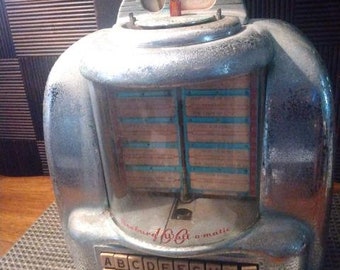 Seeburgh Wall-O-Matic Cast Aluminum Vintage Jukebox