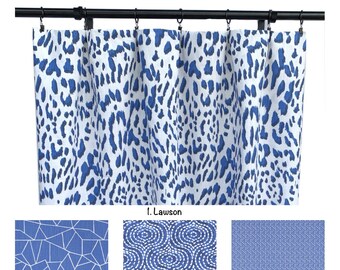 Royal Blue Curtains Etsy
