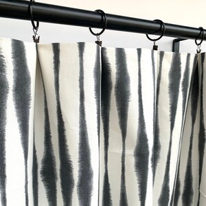 Black and White Checkered Curtains Checkered Curtain 2 - Etsy