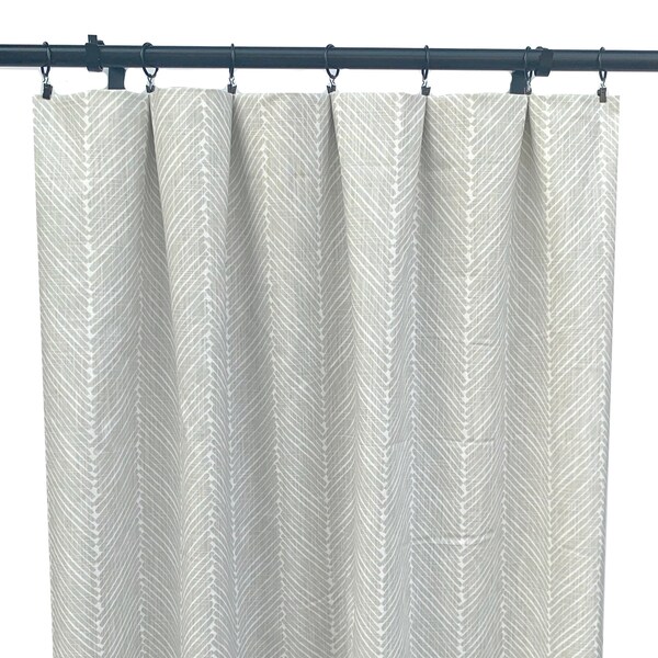 Taupe Curtains Etsy