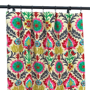 Santa Maria Desert Flower Curtain Panels, Floral Curtains, Waverly Curtain Panels, Curtains image 1