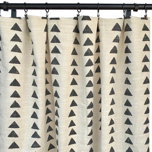 Boho Desert Mudcloth Curtain Panel main image 1