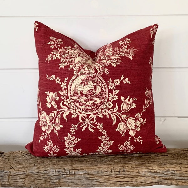 Toile Pillow Covers Etsy
