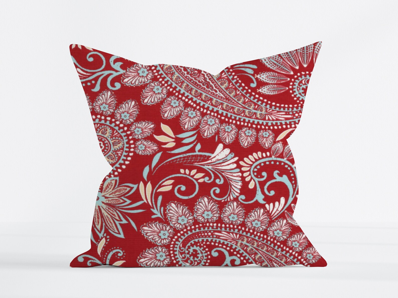 Red Outdoor Pillow Covers Red Stripe Pillow Decorative Etsy