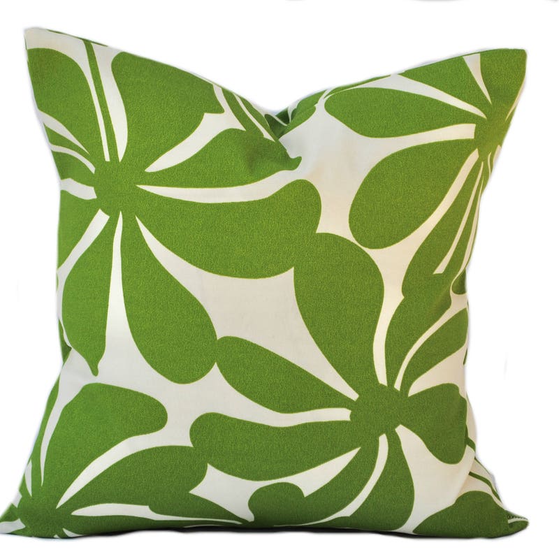 Hilo - Green Double Sided Indoor Outdoor Decorative Pillow for Patio