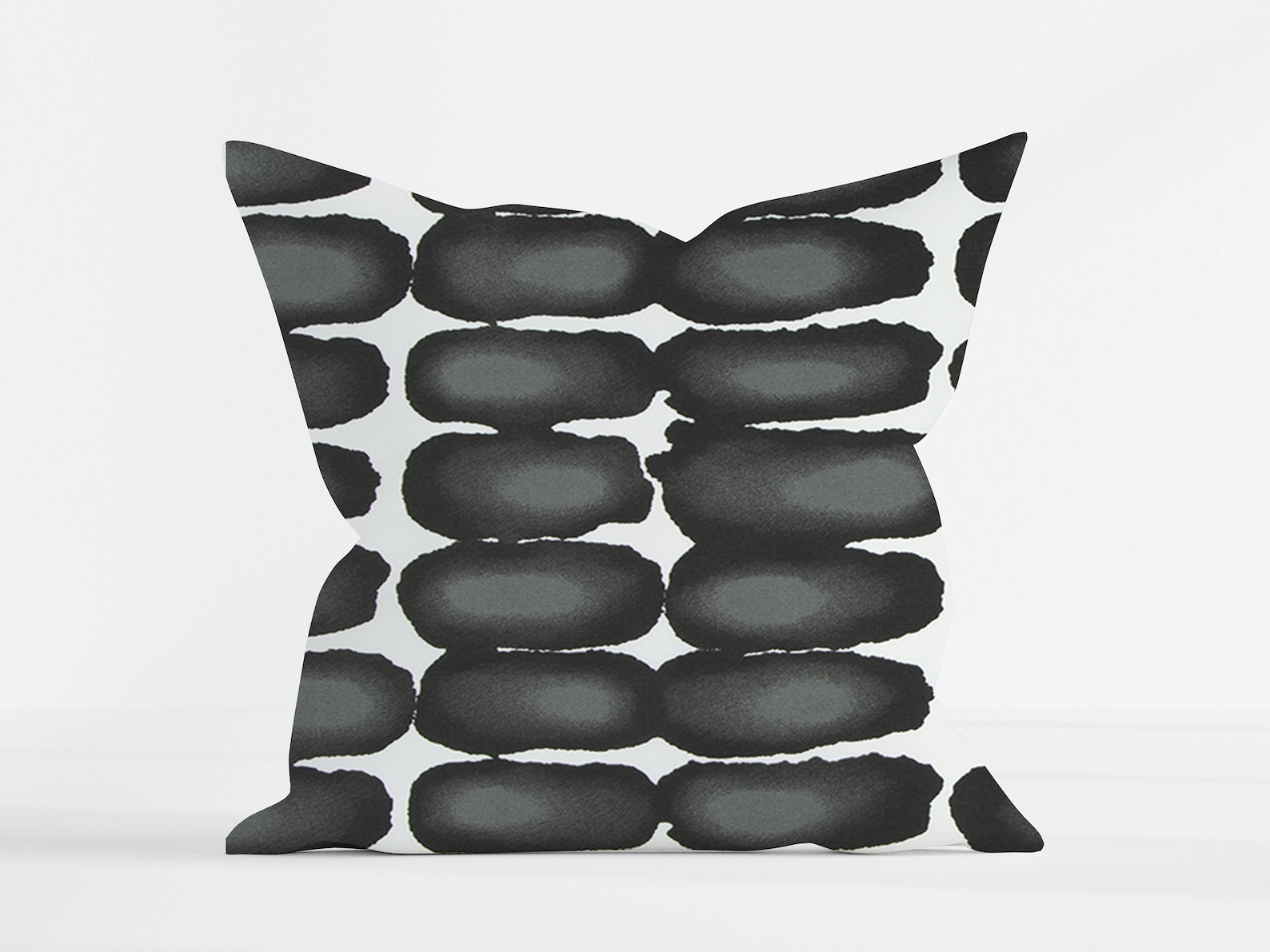 Black Outdoor Pillow Cover Black Pillow Decorative Throw Etsy