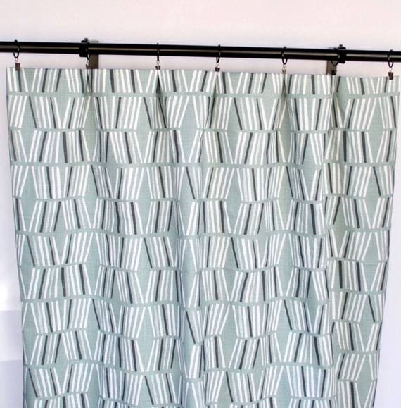 Sage Green Curtains Blue Curtain 2 Curtain Panels Etsy