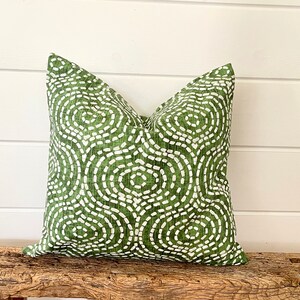 One Dark green geometric pillow cover, Dark Green Dot Pillow, decorative throw pillow,  Pine Forest Green pillow, accent pillow