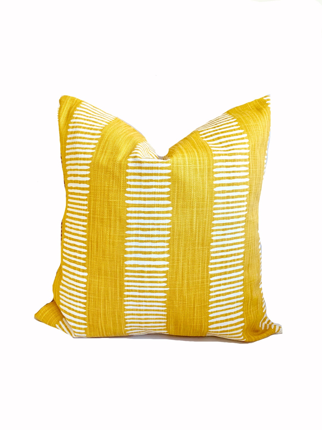 One Quality Premier Pillow Cover, Mustard Yellow Pillow, Decorative