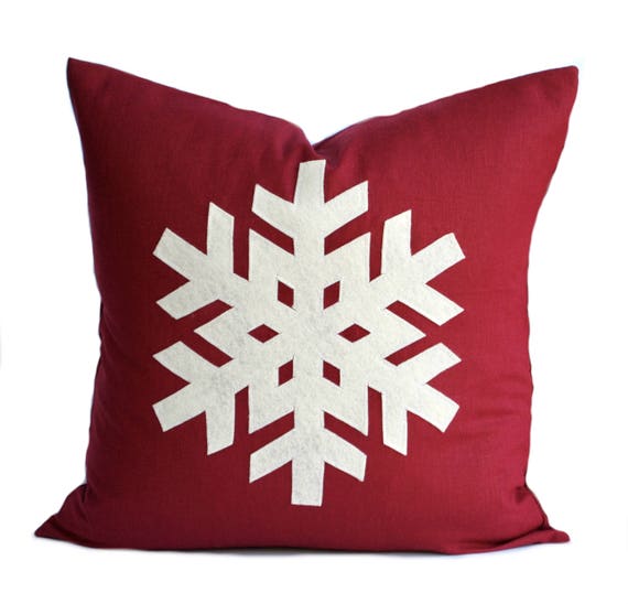 snowflake pillow cases