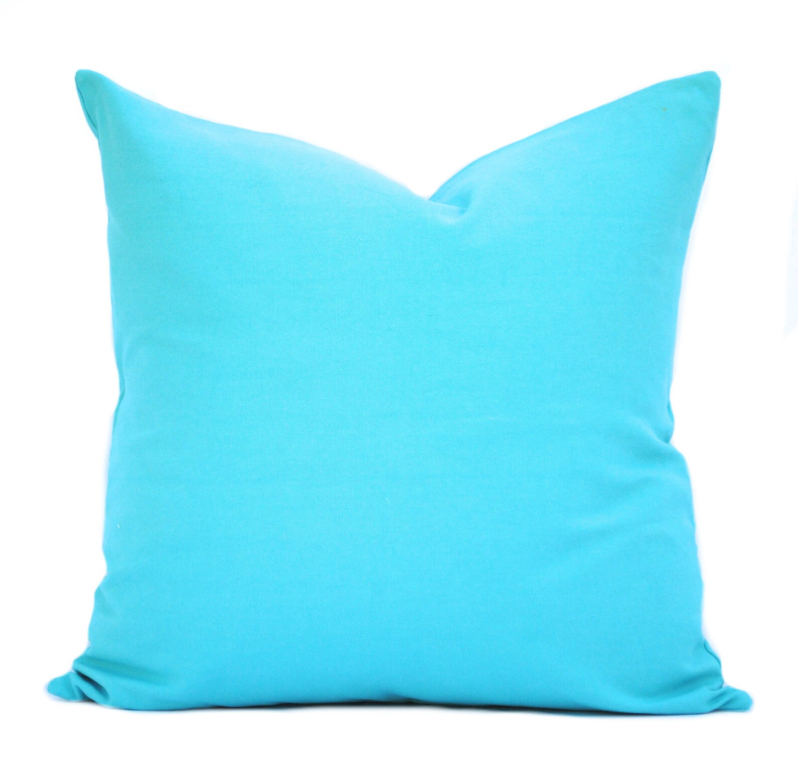 Two Turquoise pillow covers decorative throw pillow Etsy