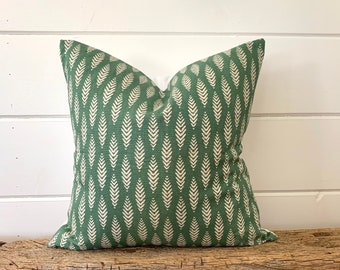 One Scott Living pillow cover, Dark Green Medallion Pillow, decorative throw pillow,  Hunters Green pillow, accent pillow