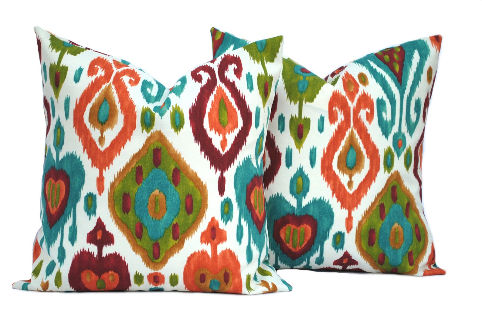 1 ikat indoor/outdoor pillow cover 12 14 Etsy