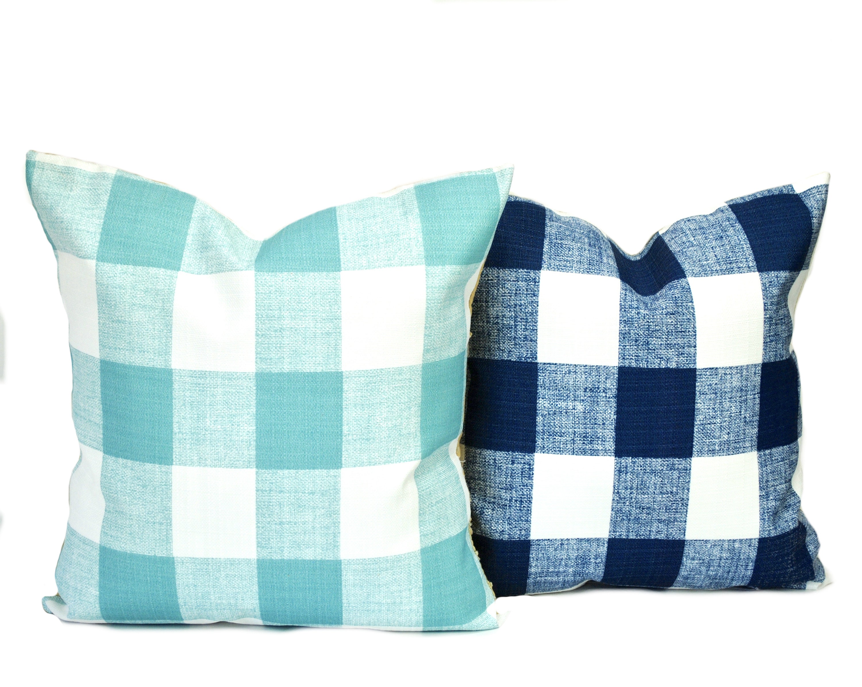 Checkered outdoor pillow cover decorative throw pillow Red Etsy