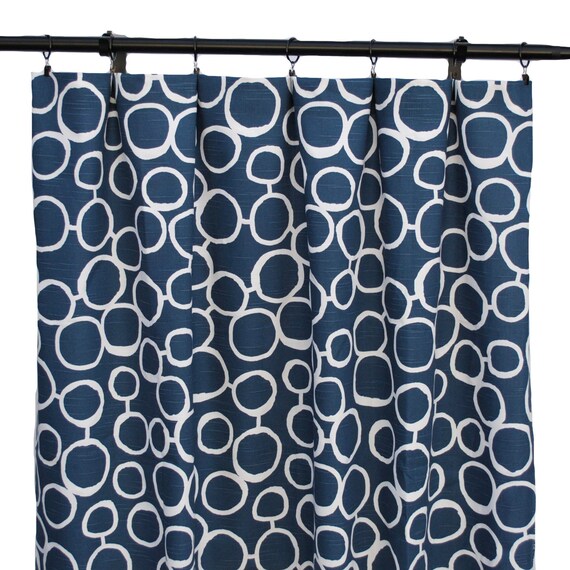 curtains navy blue