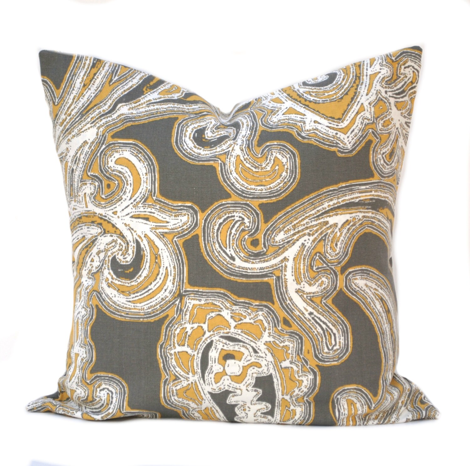 Two Charcoal Pillow Covers Home Decor Decorative Pillow Etsy