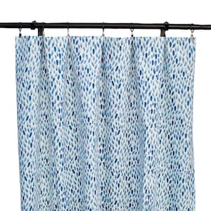 Blue Curtains, Aqua blue Curtain,  2 Curtain Panels, Dotted Curtains, Home Decor, Premier Prints Curtain