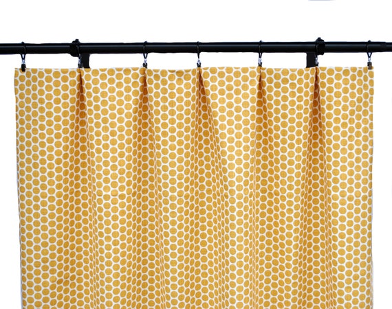 Mustard Yellow Curtains Yellow Curtain 2 Curtain Panels Etsy