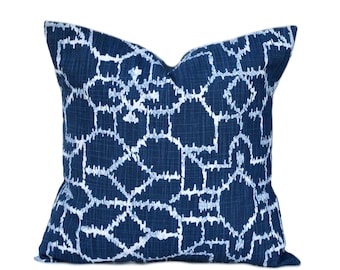 One quality premier pillow cover, cushion, decorative throw pillow,  Navy blue pillow, accent pillow, Tie-dye pillow case