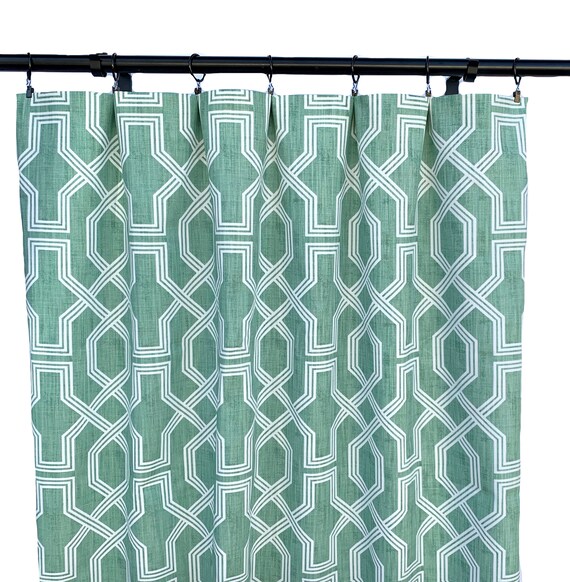 Scott Living Luxe Curtains Sage Green Curtains Green Etsy