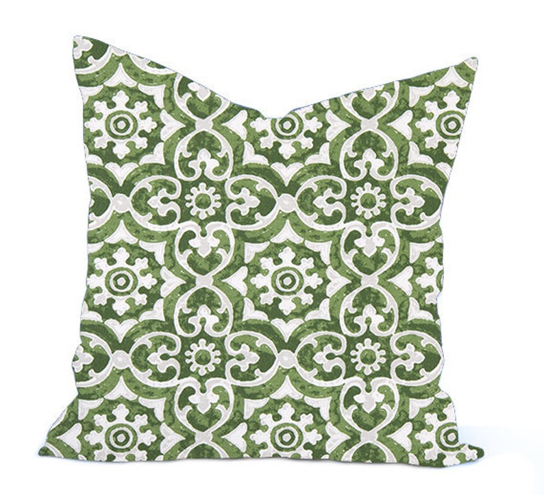1 High Quality Outdoor Cover Hunters Green Palm Pillow Etsy