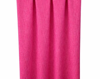 High Quality Fuchsia Pink Curtains, Candy Pink Curtains, 2 Curtain