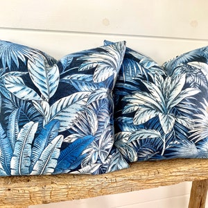2 Tommy Bahama kussenhoezen, tropisch kussen, decoratief kussen, palmboom kussen, accent kussen, tropische outdoor kussen