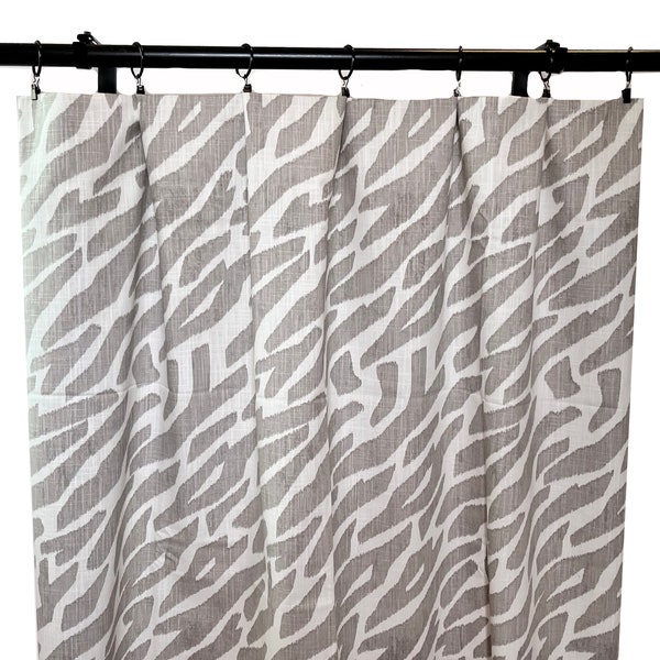 Zebra Curtains Etsy