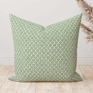High quality home decor Pillow cover , Light green and Light blue beige Geometric Block print Throw Pillows Cushion