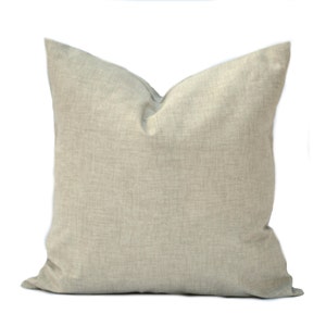 One Tan pillow covers,  Home decor, decorative pillow, throw pillow, Ecru pillow, Tan Pillow, solid pillow