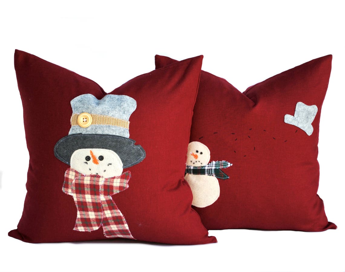 One Christmas Pillow Cover Holiday Pillows Christmas Pillow Etsy