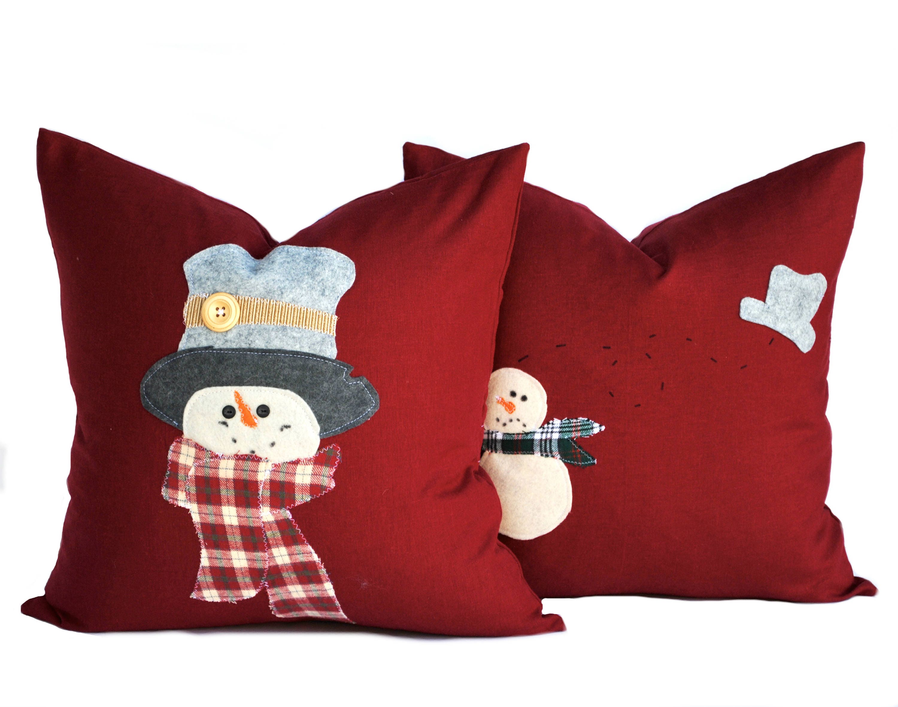 One Christmas Pillow Cover Holiday Pillows Christmas Pillow Etsy