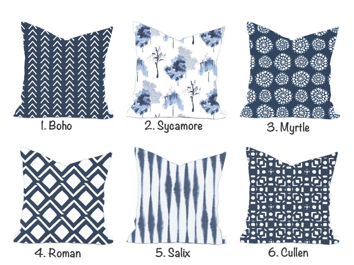 Indigo Blue Navy White Pillow Throw Pillow Shibori Pillow Home Decor Decorative Pillow Accent Pillow Navy Pillow Etsy UK