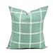 Premier Sage Green and Light Grey Cover, Sage Green Pillow, Decorative ...