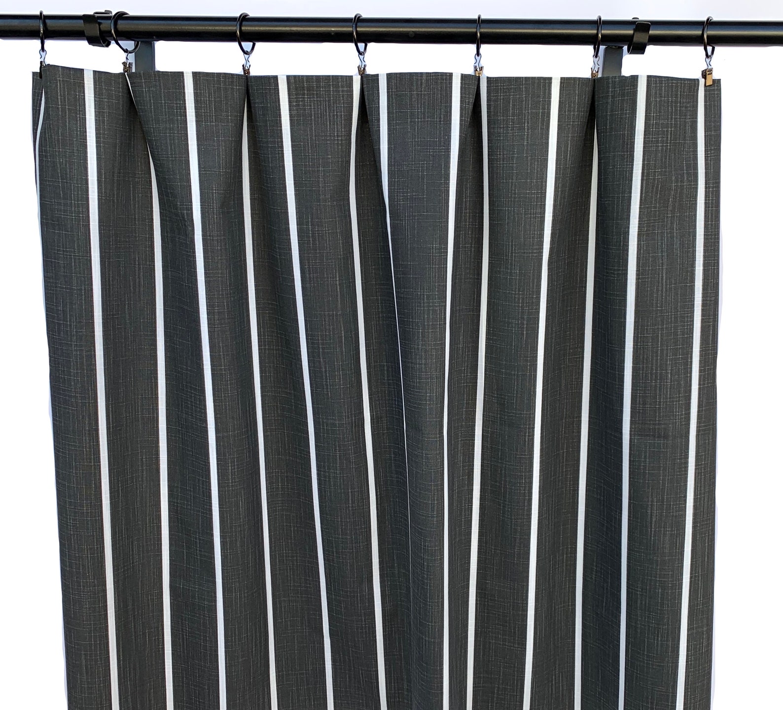 Black and White Boho Curtains Black Striped Curtain 2 Etsy Canada