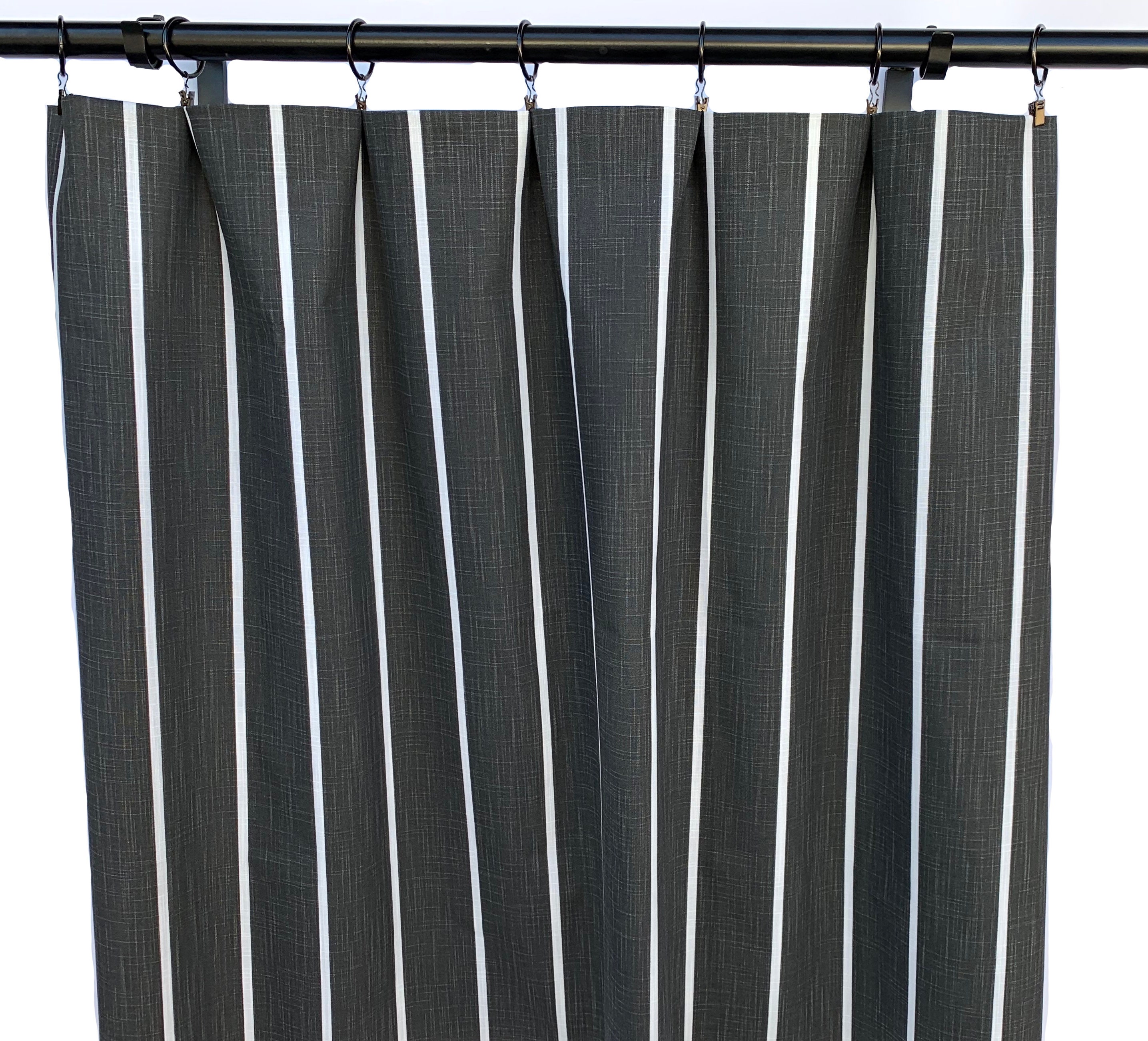 Black and White Boho Curtains Black Striped Curtain 2 Etsy Canada