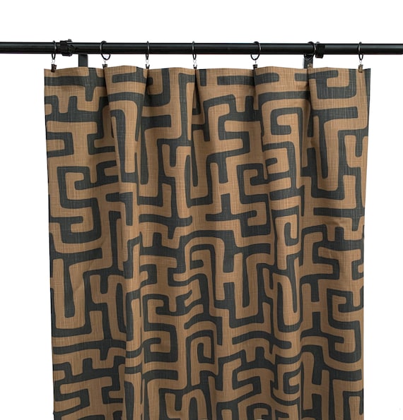 Brown Bohemian Curtains Chocolate And Black Curtain Brown Bohemian Curtains Chocolate, Black And Brown Curtains