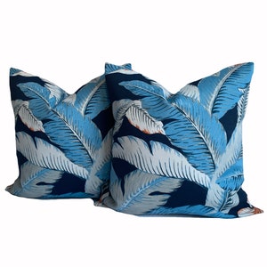 2 Tommy Bahama kussen dekt, kussen, decoratieve gooien kussen, Palm boom kussen, accent kussen, outdoor kussen, kussensloop
